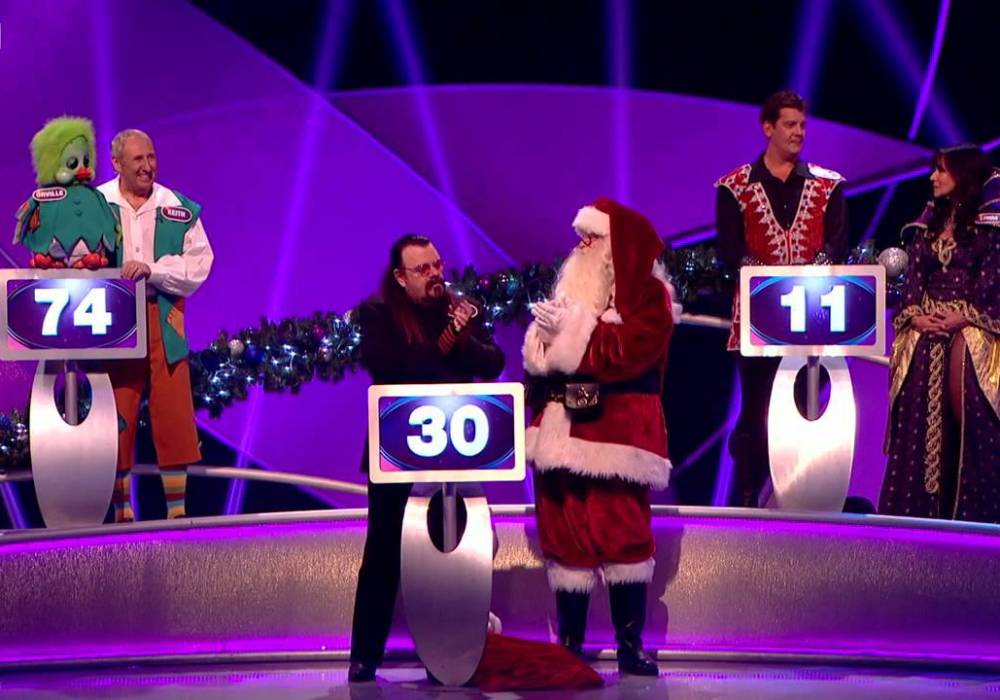 Santa Himself on Christmas Pointless Celebrities