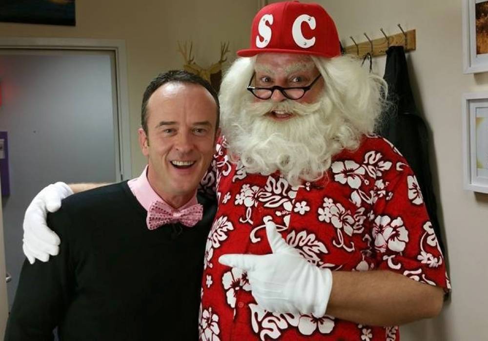 Santa with Nigel May on Create and Craft TV