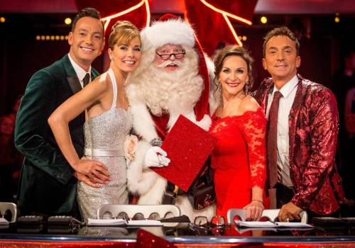 Santa Himself on Strictly Come Dancing Christmas Special  